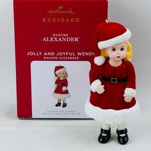 Hallmark Madame Alexander Jolly and Joyful Wendy Christmas Ornament 2018